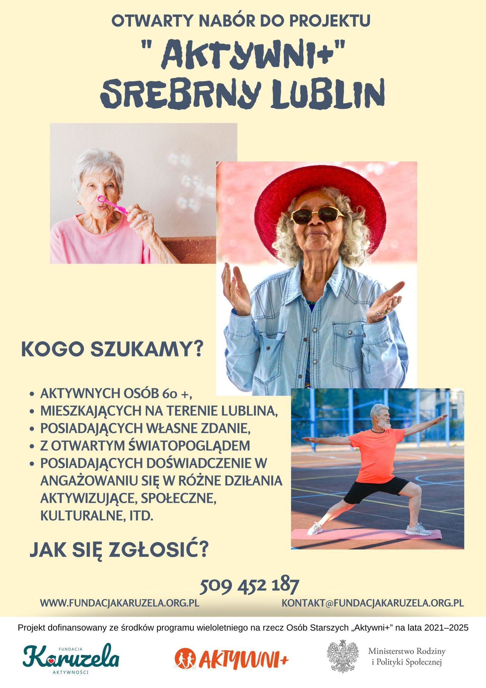 plakat przedstawiający seniorw